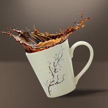 Printed Blossom Tea/ Coffee Mug Set (300ml Each)