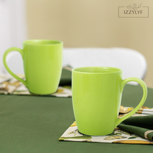 Ceramic Solid Color Coffee Mug Set ( 300ml Each)