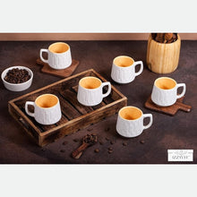 Bell-Curved Tea Cup Set of 6 (180ml Each)