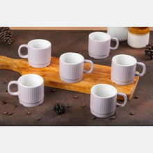 Peripheral Tea Cup Set of 6 (200ml Each)