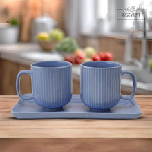 Peripheral  2 Coffee Mug (300ml Each) with 1 Tray By IZZYLYF