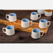 Bell-Curved Tea Cup Set of 6 (180ml Each)