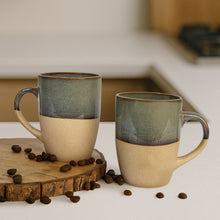 Rustic Charm' Ceramic Coffee Mugs Set of 2
