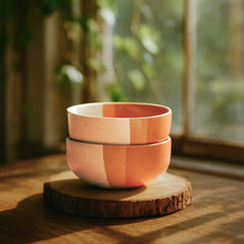 IZZYLYF Tritone Matte Finish Ceramic Bowl (500ml Each)