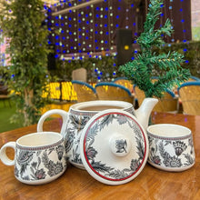 Printed Garden Bliss Tea Cups Set of 6 (150ml Each)