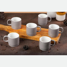 Peripheral Tea Cup Set of 6 (200ml Each)