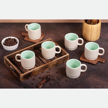 Peripheral Tea Cup Set of 6 (200ml Each)
