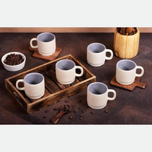 Peripheral Tea Cup Set of 6 (200ml Each)