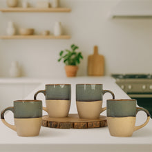 Rustic Charm' Ceramic Coffee Mugs Set of 2
