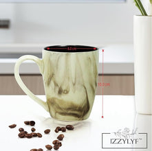 Italian Ceramic Tea/ Coffee Mugs Set (300ml Each)