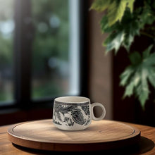 Printed Garden Bliss Tea Cups Set of 6 (150ml Each)