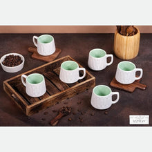 Bell-Curved Tea Cup Set of 6 (180ml Each)