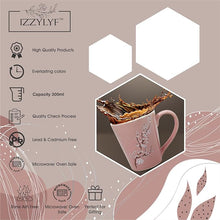 Printed Blossom Tea/ Coffee Mug Set (300ml Each)