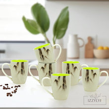 Italian Ceramic Tea/ Coffee Mugs Set (300ml Each)