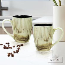 Italian Ceramic Tea/ Coffee Mugs Set (300ml Each)