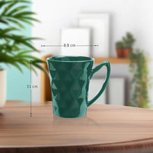 Diamond Cut Coffee Mug Set (350ml Each)