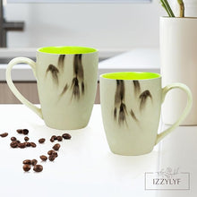 Italian Ceramic Tea/ Coffee Mugs Set (300ml Each)