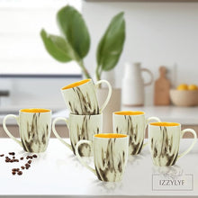 Italian Ceramic Tea/ Coffee Mugs Set (300ml Each)