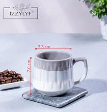 Tritone Bell-Curved Tea Cup Set of 6 (180ml Each)