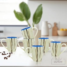 Italian Ceramic Tea/ Coffee Mugs Set (300ml Each)