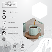 Sky Stone Classic Tea Cup Set of 6 (240ml Each)