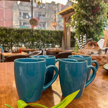 Ceramic Solid Color Coffee Mug Set ( 300ml Each)