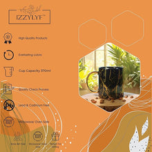 Black Golden Pipe Coffee Mug Set (370ml Each)