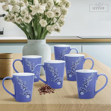 Printed Blossom Tea/ Coffee Mug Set (300ml Each)