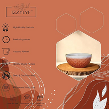 Studio Pottery Dual Tone Bowl by IZZYLYF (450ml Each)