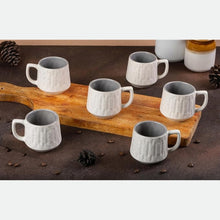 Bell-Curved Tea Cup Set of 6 (180ml Each)
