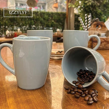 Ceramic Solid Color Coffee Mug Set ( 300ml Each)