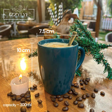 Ceramic Solid Color Coffee Mug Set ( 300ml Each)