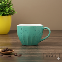 Diamond-Cut Cappuccino Coffee Cup Set of 6 (250ml Each)