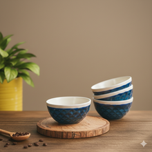 Studio Pottery Dual Tone Bowl by IZZYLYF (450ml Each)