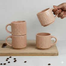 Sky Stone Classic Tea Cup Set of 6 (240ml Each)