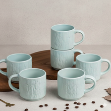 Sky Stone Classic Tea Cup Set of 6 (240ml Each)