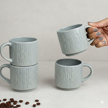 Sky Stone Classic Tea Cup Set of 6 (240ml Each)