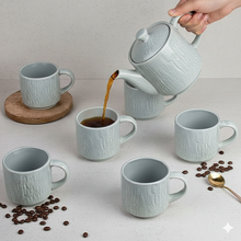 Sky Stone Classic Tea Cup Set of 6 (240ml Each)