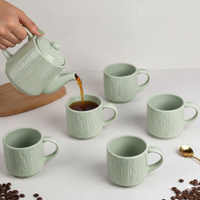 Sky Stone Classic Tea Cup Set of 6 (240ml Each)