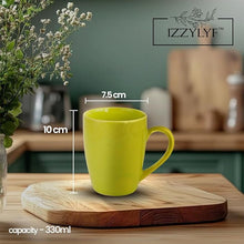 Ceramic Solid Color Coffee Mug Set ( 300ml Each)
