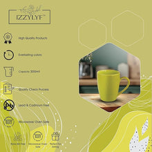 Ceramic Solid Color Coffee Mug Set ( 300ml Each)