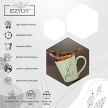 Printed Blossom Tea/ Coffee Mug Set (300ml Each)