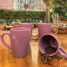 Ceramic Solid Color Coffee Mug Set ( 300ml Each)