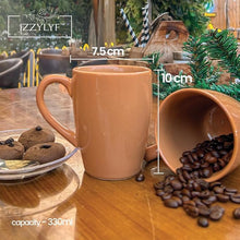 Ceramic Solid Color Coffee Mug Set ( 300ml Each)