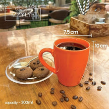 Ceramic Solid Color Coffee Mug Set ( 300ml Each)