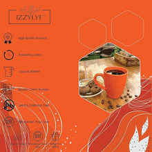 Ceramic Solid Color Coffee Mug Set ( 300ml Each)