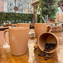 Ceramic Solid Color Coffee Mug Set ( 300ml Each)