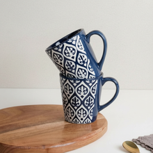 Leaf Design Ceramic Coffee Mug (200ml each)