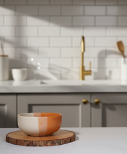 IZZYLYF Tritone Matte Finish Ceramic Bowl (500ml Each)