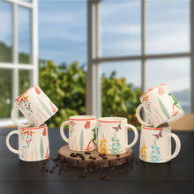 Printed Green Deer Coffee Mug Set (300ml Each)